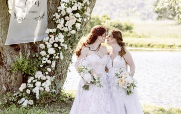 These Brides’ Micro-wedding Is Full Of Feminine Flair