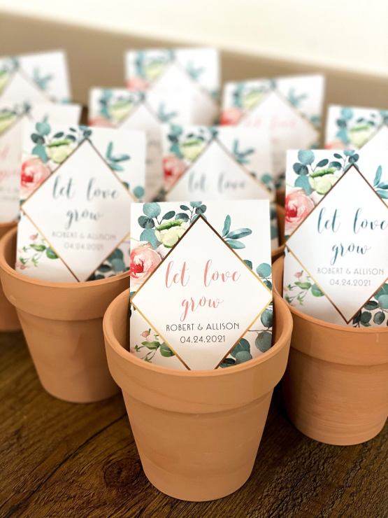 Let Love Grow Plain Jane Seed Packet Wedding Favor- Etsy – The Best Places to Buy Wedding Favors and Supplies