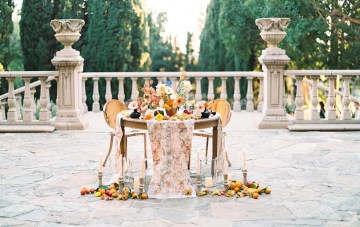 Persimmon & Pomegranate; Rustic Villa Wedding Ideas