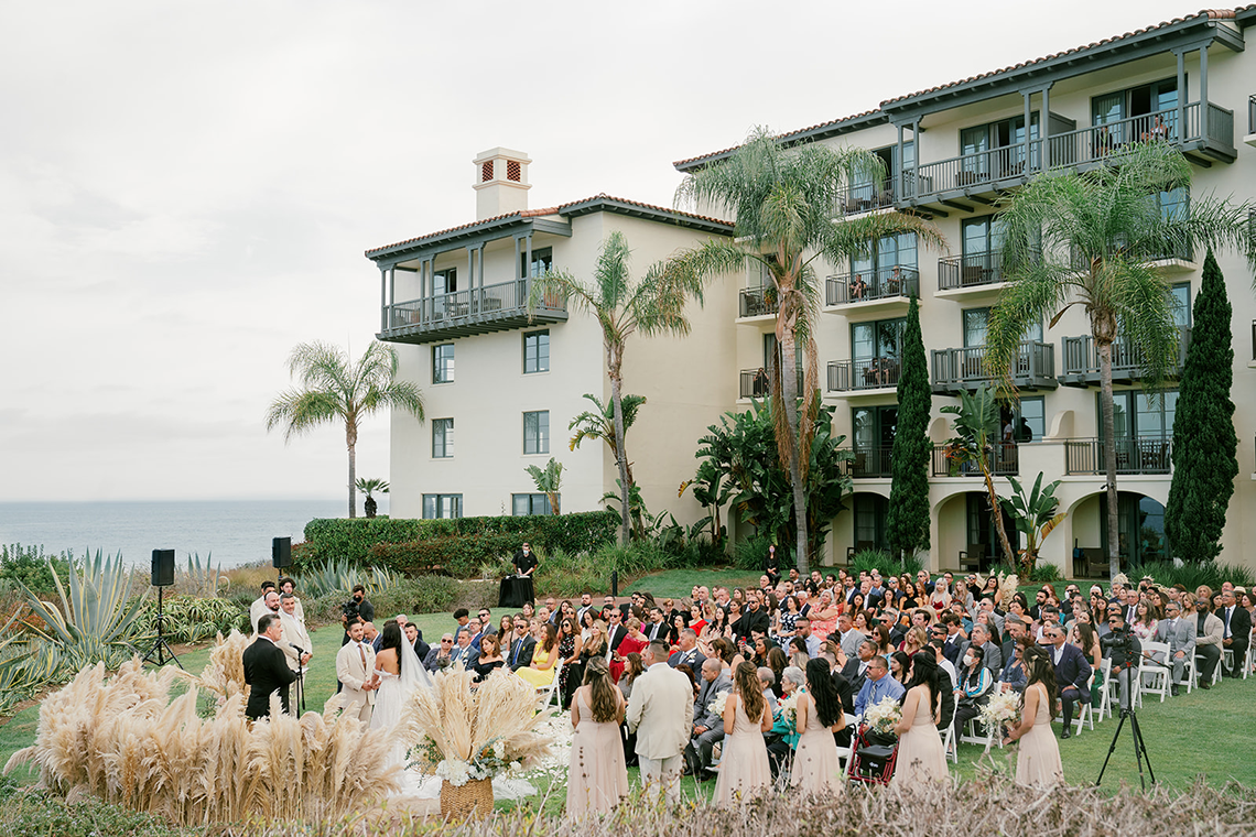 Boho Wedding With Pampas Grass – Netta Benshabu Wedding Dress – Michelle Flores Photography 1