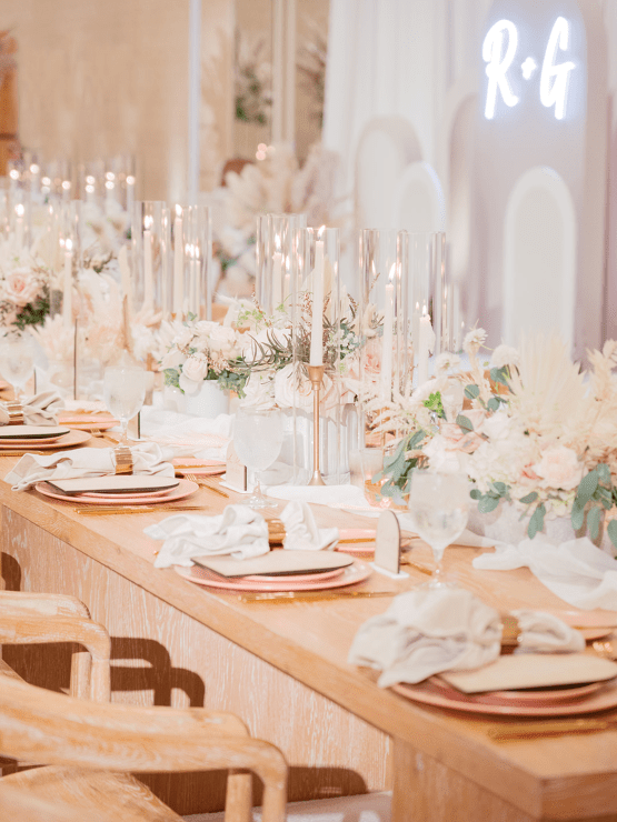 Boho Wedding With Pampas Grass – Netta Benshabu Wedding Dress – Michelle Flores Photography 61