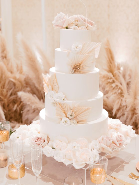 Boho Wedding With Pampas Grass – Netta Benshabu Wedding Dress – Michelle Flores Photography 64