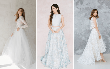 35 Bridal Separates & Two-Piece Wedding Dresses We Love