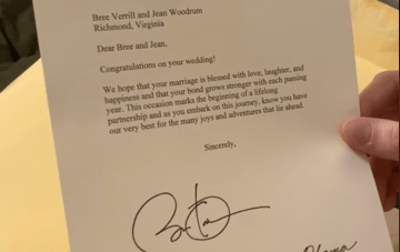 Couple Sends Wedding Invite to the Obamas and Gets a Heartwarming Response