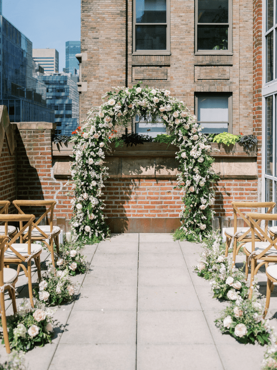 Elegant New York City Rooftop Wedding – Liz Andolina Photography – Bridal Musings 34