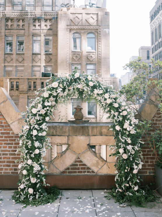 Elegant New York City Rooftop Wedding – Liz Andolina Photography – Bridal Musings 43