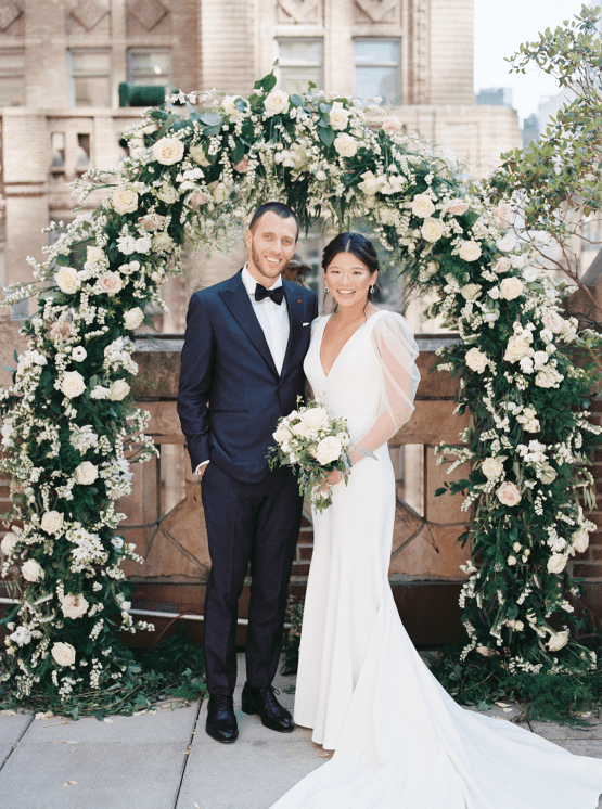 Elegant New York City Rooftop Wedding – Liz Andolina Photography – Bridal Musings 44