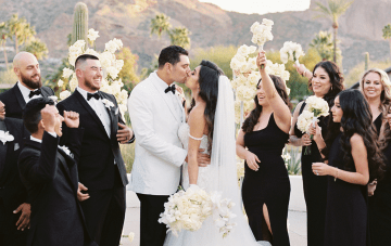 A Glamorous Black Tie Arizona Wedding, 15 Years In The Making