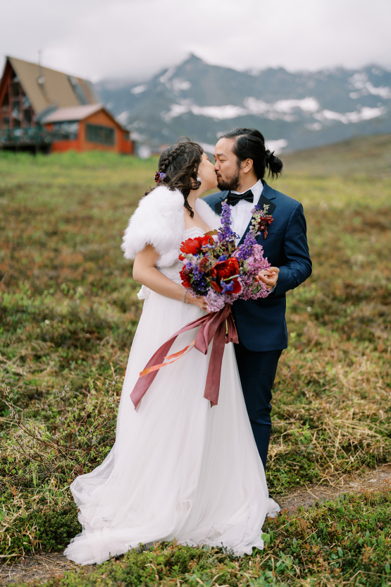 The Most Beautiful Elopement We Have Ever Seen – Hatchers Pass Alaska – Outland Creative – Corinne Graves – Bridal Musings – Elopement Giveaway 38